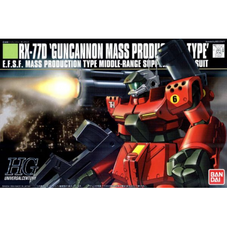 HG UC RX-77D Guncannon Massproduction Type (044) | The CG Realm