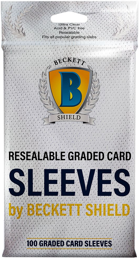 BECKETT SHIELD SLEEVES GRADED 100CT | The CG Realm