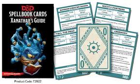 Spellbook Cards Xanathar's Guide to Everything