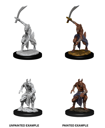 D&D Unpainted Miniature Jackalwere