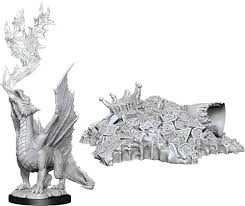 D&D Primed Miniatures Gold Dragon Wyrmling | The CG Realm