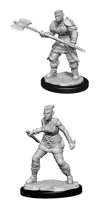 DND UNPAINTED MINIS WV13 ORC BARBARIAN FEMALE | The CG Realm