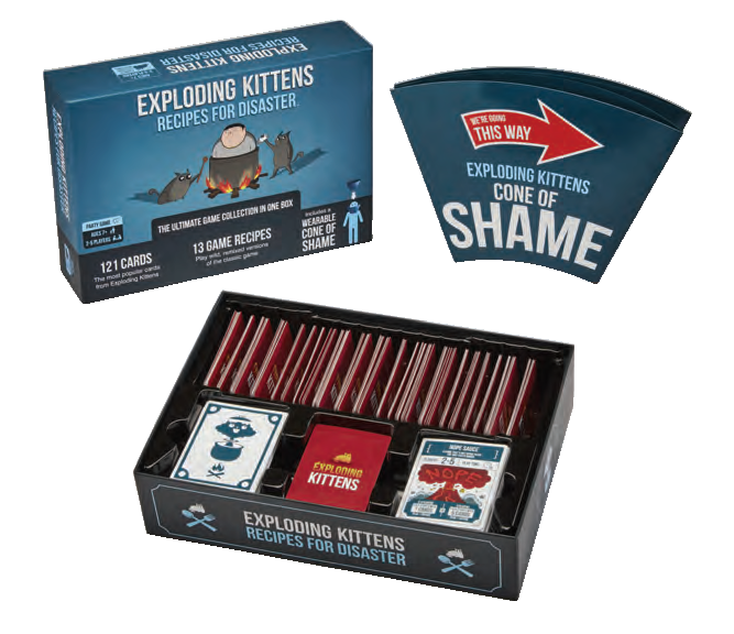 EXPLODING KITTENS: RECIPES FOR DISASTER (Release Date:  2021-08-27)