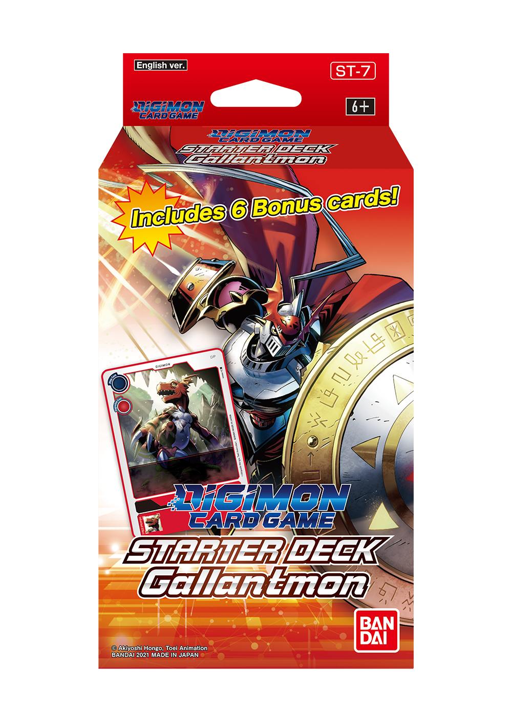 DIGIMON STARTER DECK GALLANTMON (Release Date:  Q4 2021)
