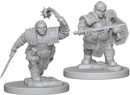 D&D Nolzur's Marvelous Miniatures Primed Dwarf Fighter
