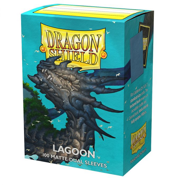 DRAGON SHIELD SLEEVES MATTE DUAL LAGOON 100CT | The CG Realm