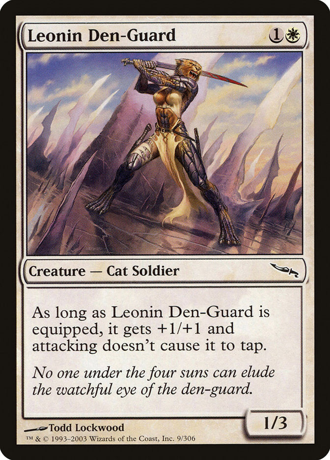 Leonin Den-Guard [Mirrodin] | The CG Realm