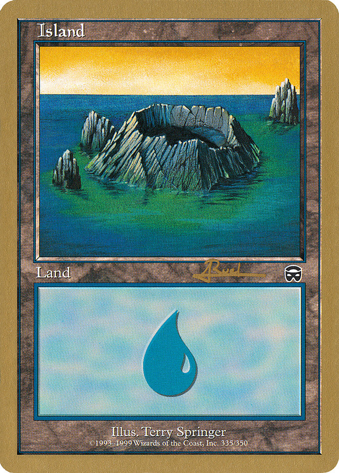Island (335) (Antoine Ruel) [World Championship Decks 2001] | The CG Realm