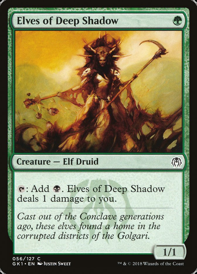 Elves of Deep Shadow [Guilds of Ravnica Guild Kit] | The CG Realm