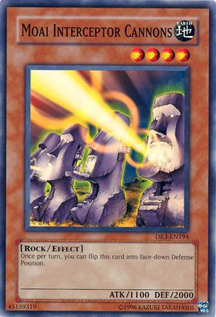 Moai Interceptor Cannons [DR3-EN194] Common | The CG Realm