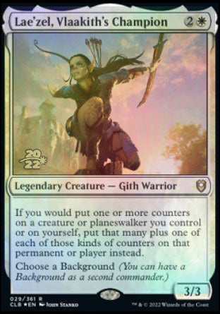 Lae'zel, Vlaakith's Champion [Commander Legends: Battle for Baldur's Gate Prerelease Promos] | The CG Realm