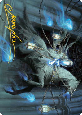 Patrician Geist Art Card (Gold-Stamped Signature) [Innistrad: Midnight Hunt Art Series] | The CG Realm
