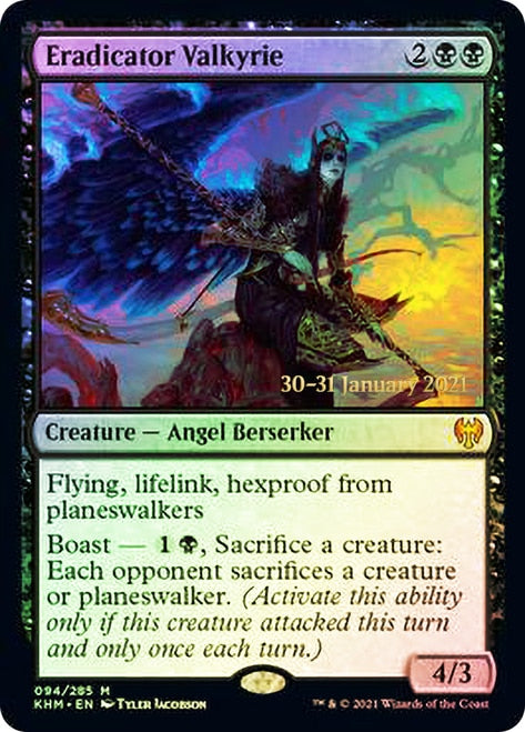 Eradicator Valkyrie [Kaldheim Prerelease Promos] | The CG Realm