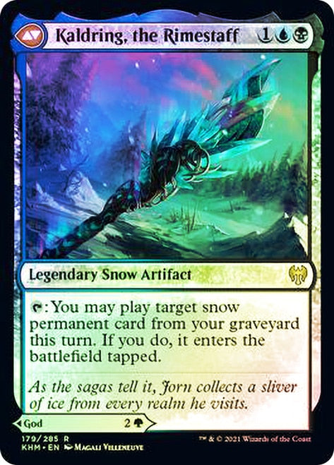 Jorn, God of Winter (PRE-179) - Kaldheim Promos: (snow) Foil