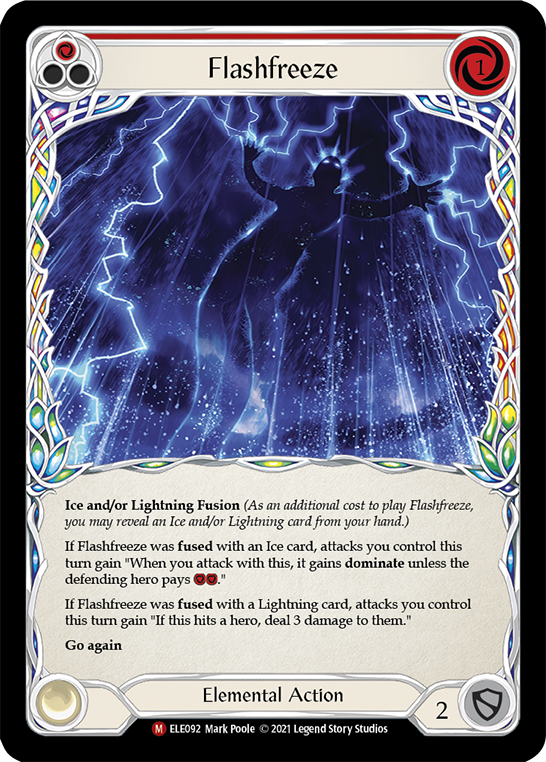 Flashfreeze [ELE092] (Tales of Aria)  1st Edition Normal | The CG Realm