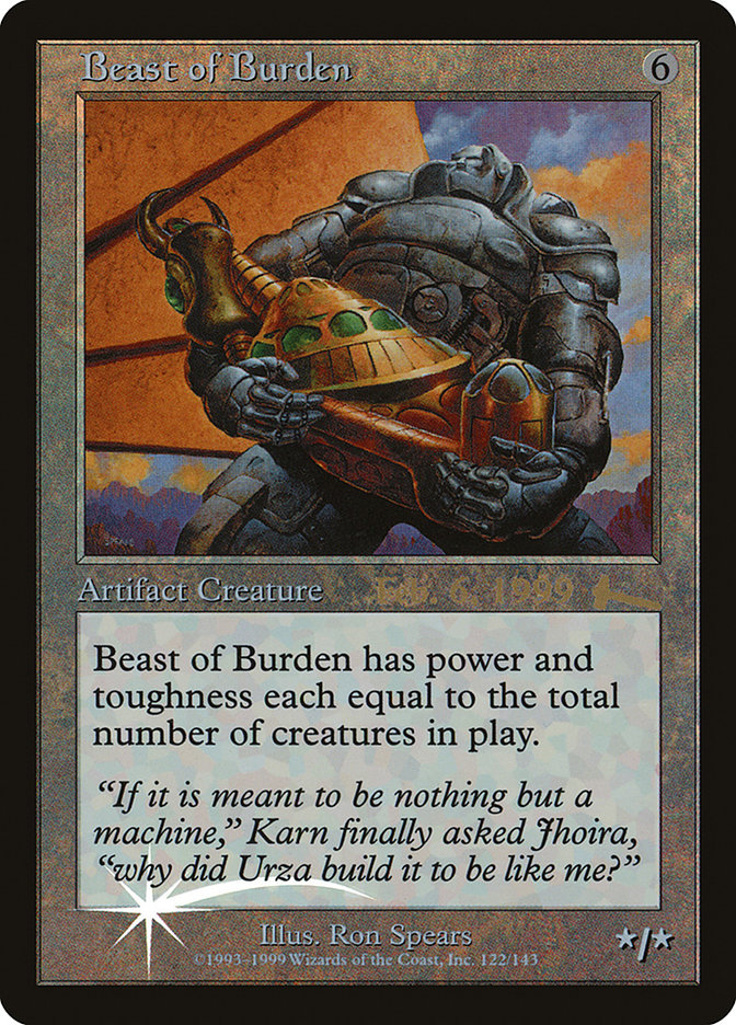 Beast of Burden [Urza's Legacy Promos] | The CG Realm