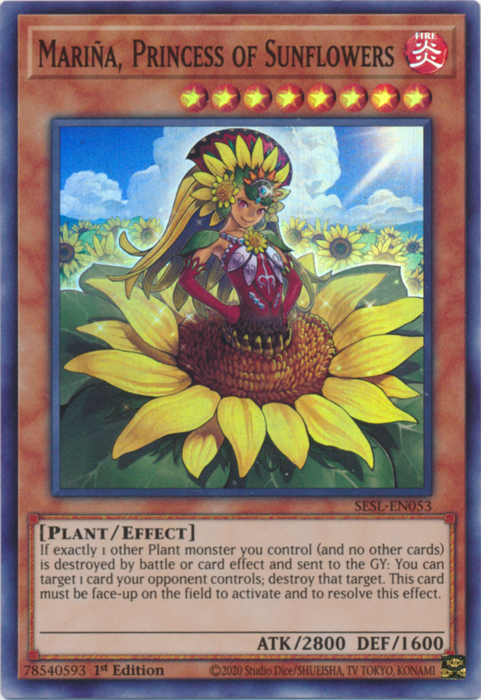 Marina, Princess of Sunflowers [SESL-EN053] Super Rare | The CG Realm