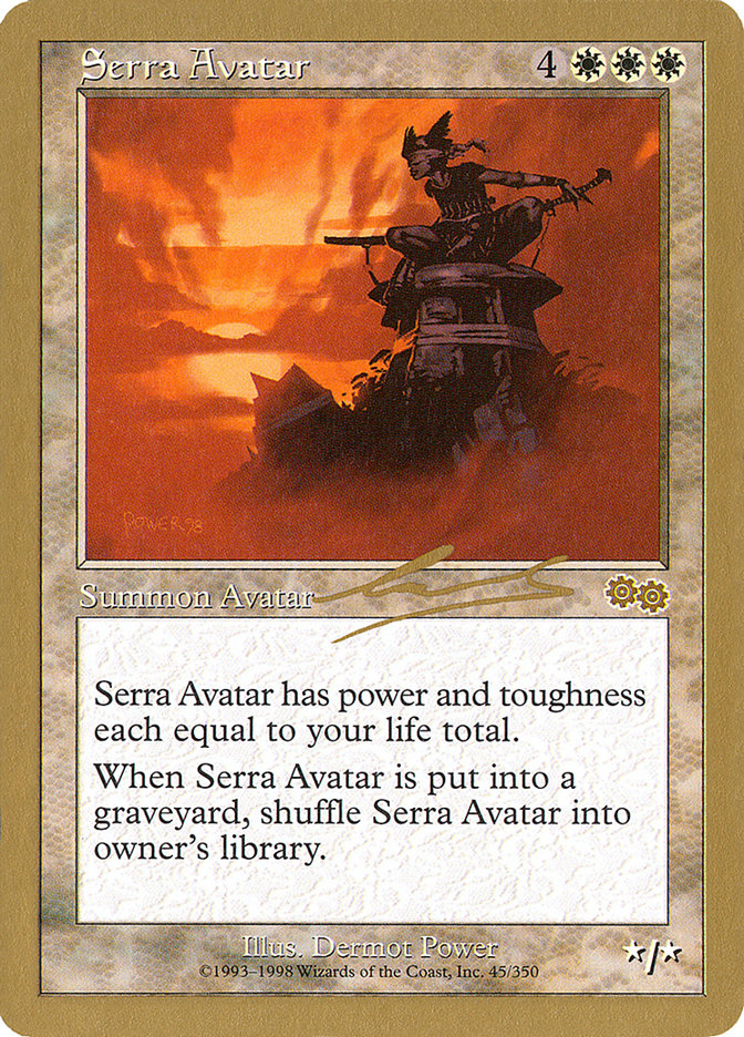 Serra Avatar (Nicolas Labarre) [World Championship Decks 2000] | The CG Realm