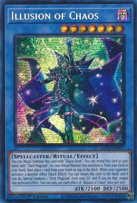 Illusion of Chaos [MP23-EN017] Prismatic Secret Rare | The CG Realm