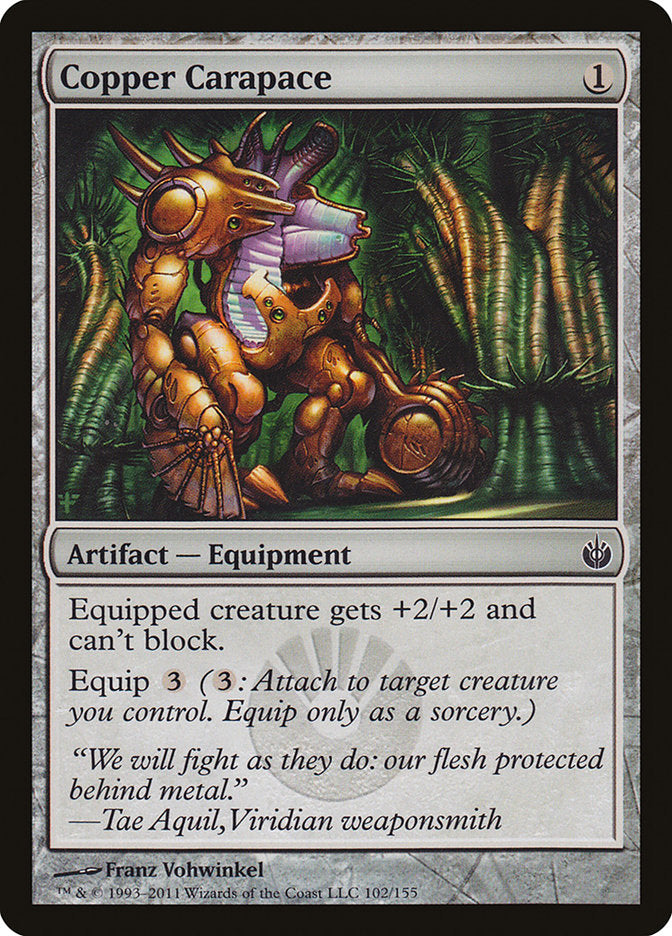 Copper Carapace [Mirrodin Besieged] | The CG Realm