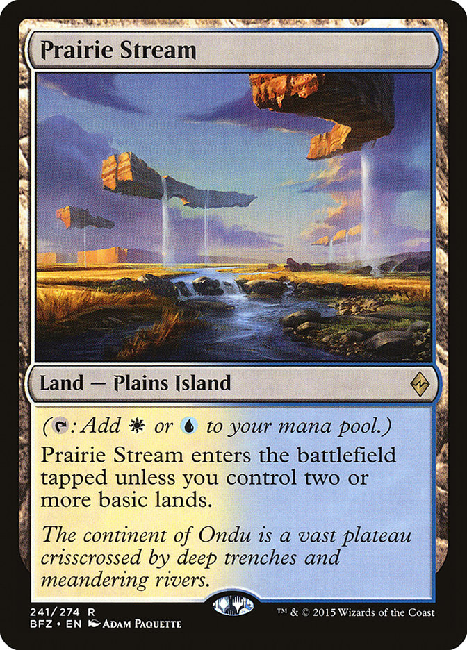 Prairie Stream [Battle for Zendikar] | The CG Realm