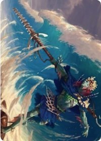 Tazeem Roilmage Art Card [Zendikar Rising Art Series] | The CG Realm