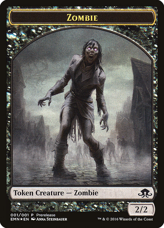 Zombie Token (Double-Sided) (PRE-1 // 1) - Eldritch Moon Promos Foil