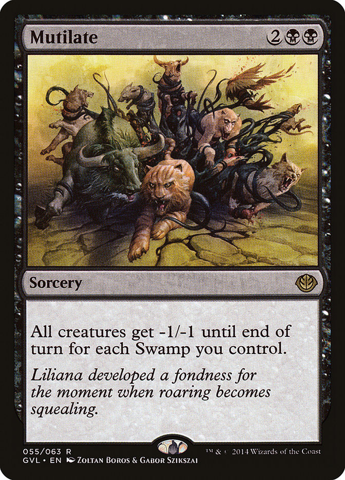 Mutilate (Garruk vs. Liliana) [Duel Decks Anthology] | The CG Realm