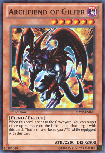 Archfiend of Gilfer [BPW2-EN020] Super Rare | The CG Realm