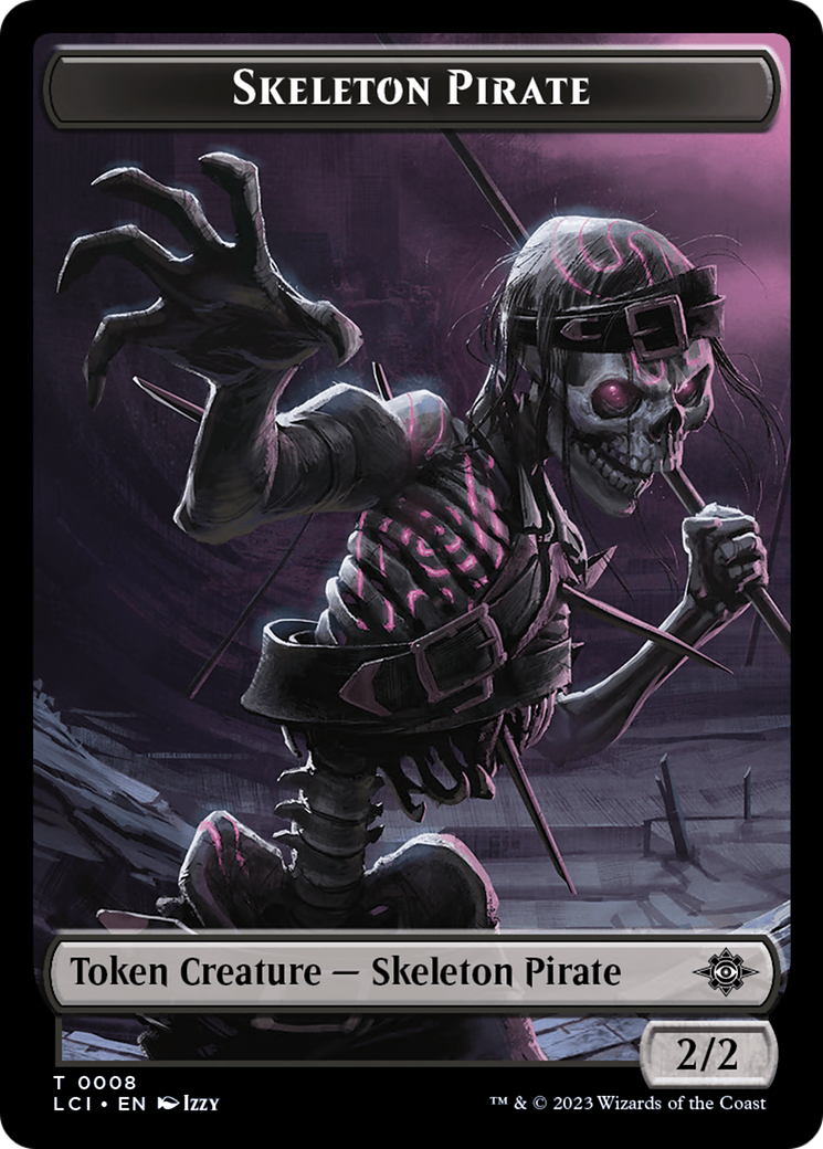Treasure (0002) // Skeleton Pirate Double-Sided Token [Jurassic World Collection Tokens] | The CG Realm