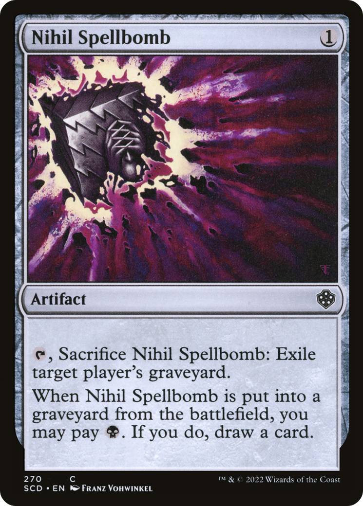 Nihil Spellbomb [Starter Commander Decks] | The CG Realm