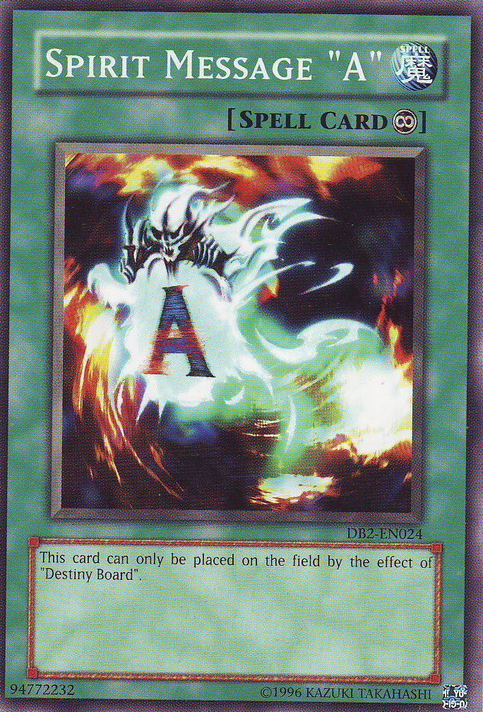 Spirit Message "A" [DB2-EN024] Common | The CG Realm
