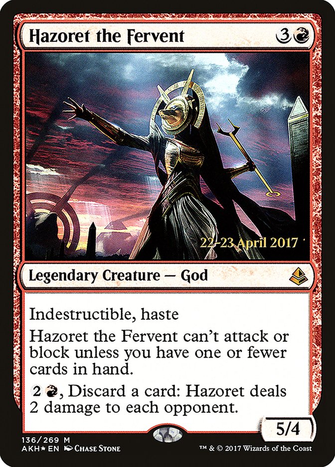 Hazoret the Fervent [Amonkhet Prerelease Promos] | The CG Realm