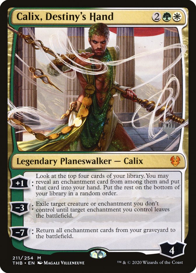 Calix, Destiny's Hand (Promo Pack) [Theros Beyond Death Promos] | The CG Realm