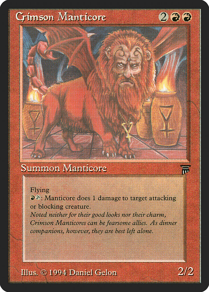 Crimson Manticore [Legends] | The CG Realm