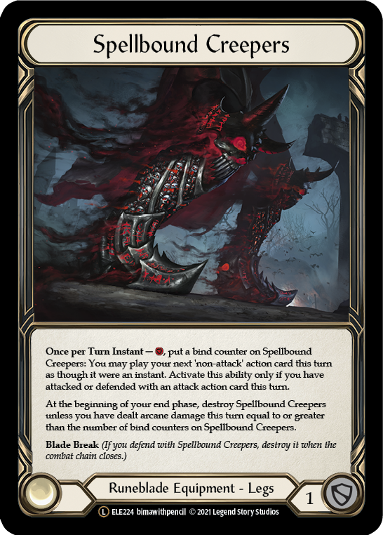 Spellbound Creepers [U-ELE224] (Tales of Aria Unlimited)  Unlimited Rainbow Foil | The CG Realm