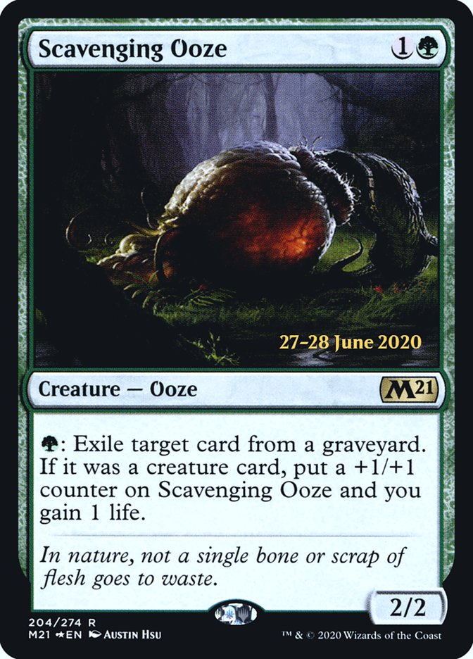 Scavenging Ooze [Core Set 2021 Prerelease Promos] | The CG Realm