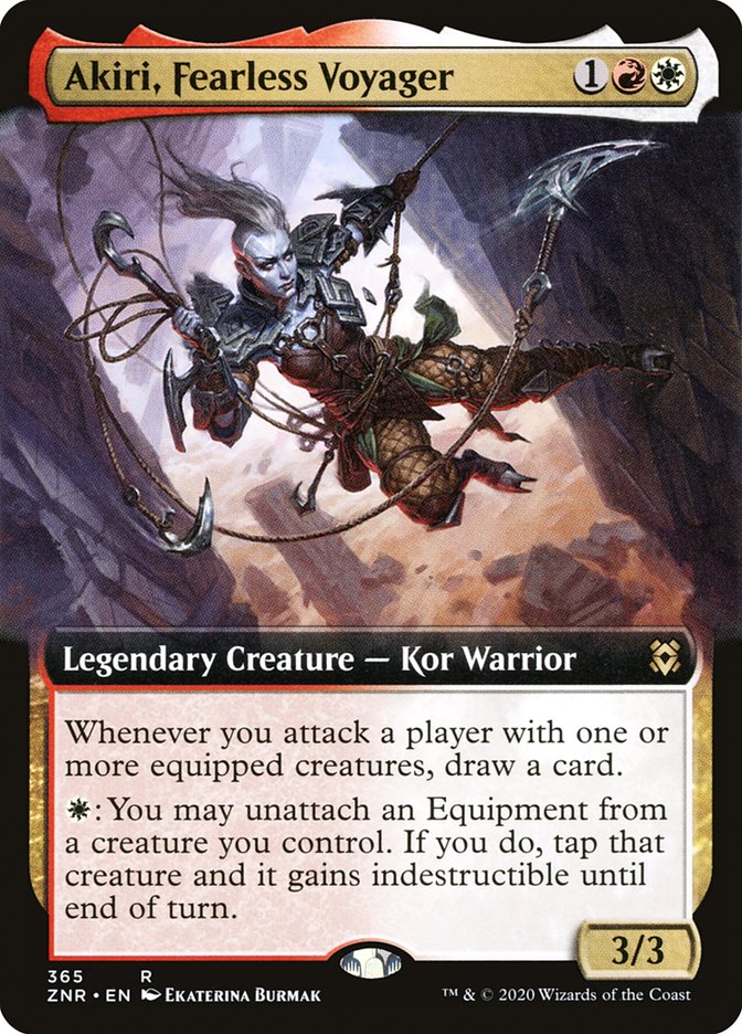 Akiri, Fearless Voyager (Extended Art) [Zendikar Rising] | The CG Realm