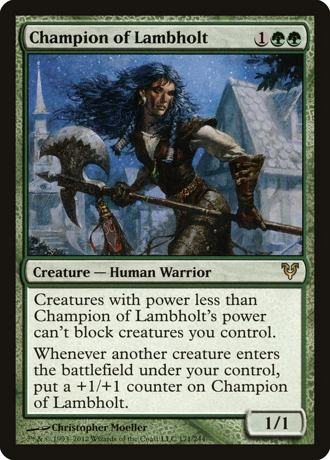 Champion of Lambholt [Avacyn Restored] | The CG Realm