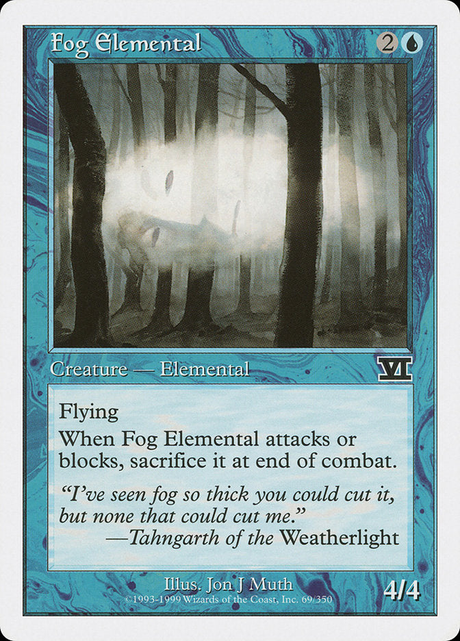 Fog Elemental [Classic Sixth Edition] | The CG Realm
