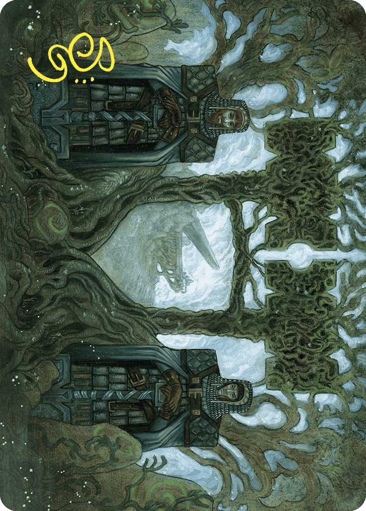 Court of Garenbrig Art Card (Gold-Stamped Signature) [Wilds of Eldraine Art Series] | The CG Realm