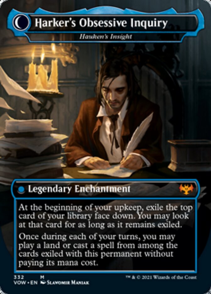 Jonathan Harker - Jacob Hauken, Inspector (VOW-332) - Innistrad: Crimson Vow: (Double Faced Transform) (Borderless)