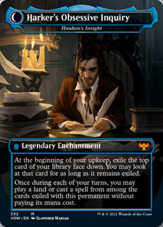 Jonathan Harker - Jacob Hauken, Inspector (VOW-332) - Innistrad: Crimson Vow: (Double Faced Transform) (Borderless)