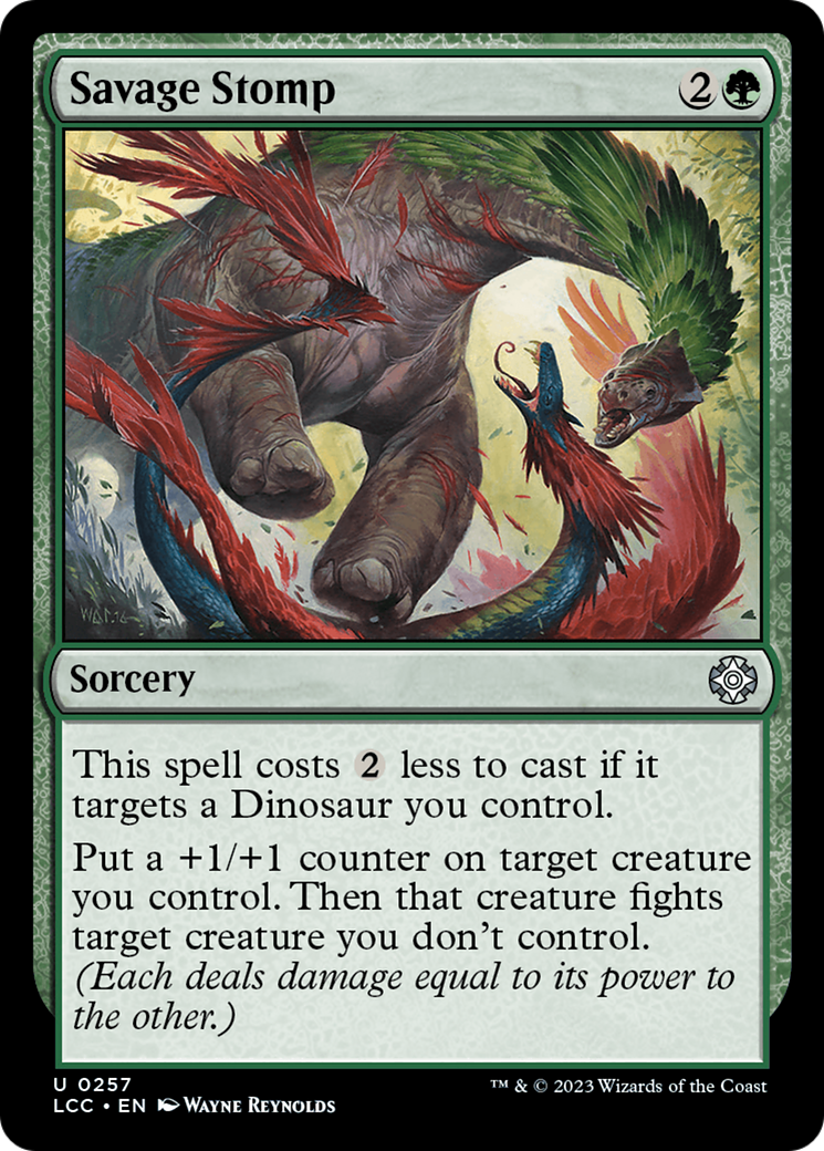 Savage Stomp [The Lost Caverns of Ixalan Commander] | The CG Realm