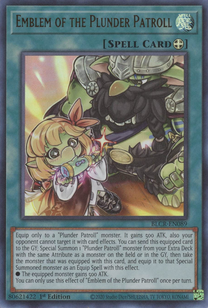Emblem of the Plunder Patroll [BLCR-EN089] Ultra Rare | The CG Realm