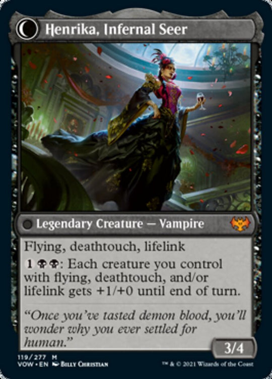 Henrika Domnathi (VOW-119) - Innistrad: Crimson Vow: (Double Faced Transform)