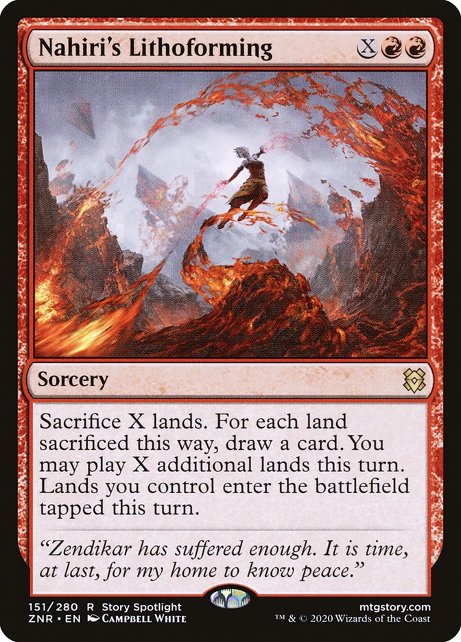 Nahiri's Lithoforming [Zendikar Rising] | The CG Realm