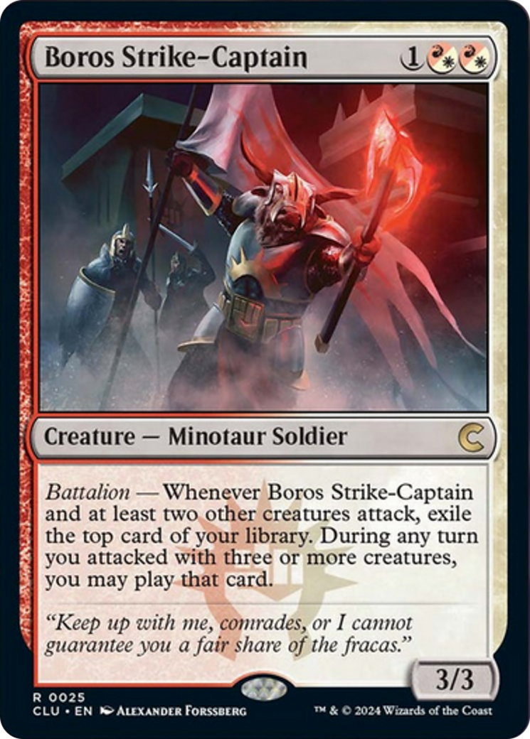 Boros Strike-Captain [Ravnica: Clue Edition] | The CG Realm