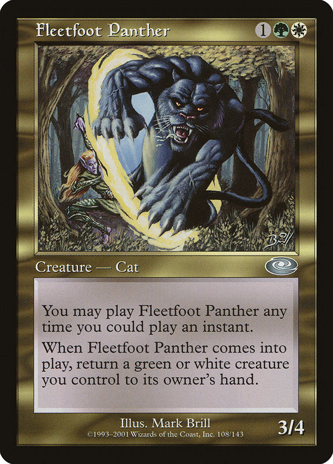 Fleetfoot Panther [Planeshift] | The CG Realm