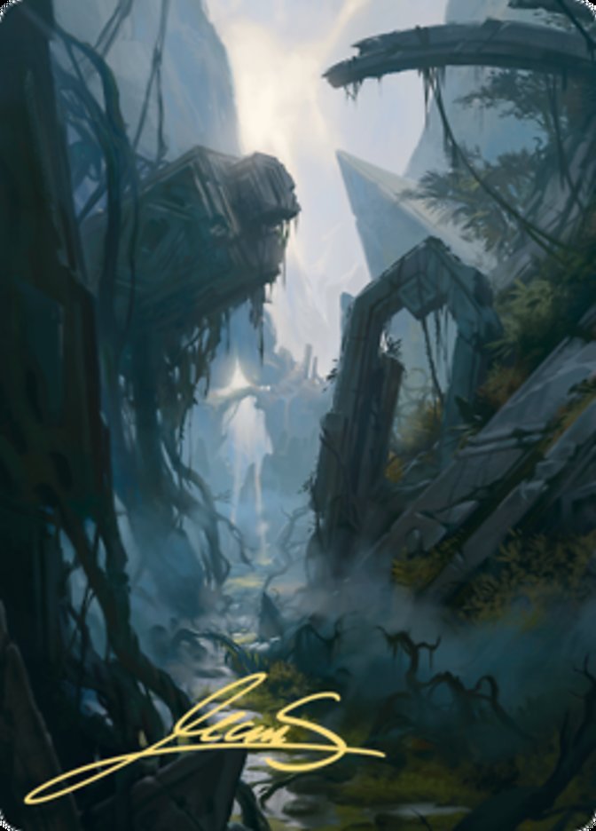 Swamp 2 Art Card (Gold-Stamped Signature) [Zendikar Rising Art Series] | The CG Realm